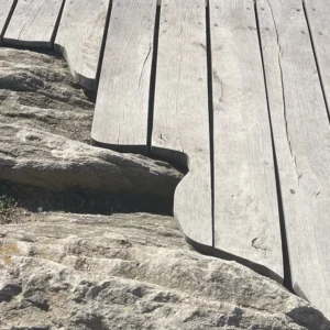 Terrasse à la pointe du Grouin, Bretagne (détail)