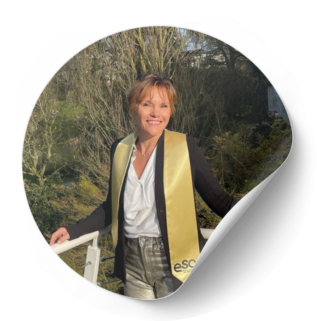 le jour de la remise de diplôme